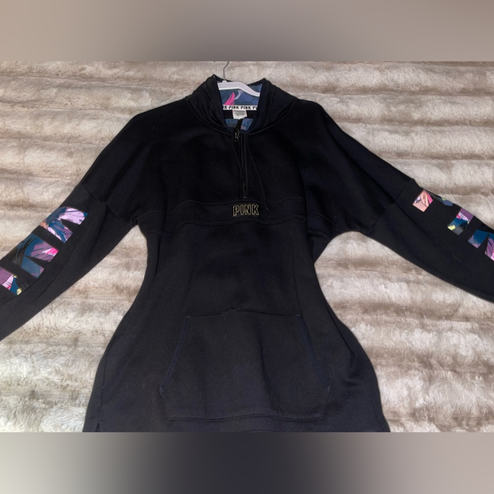 cute PINK quarter zip